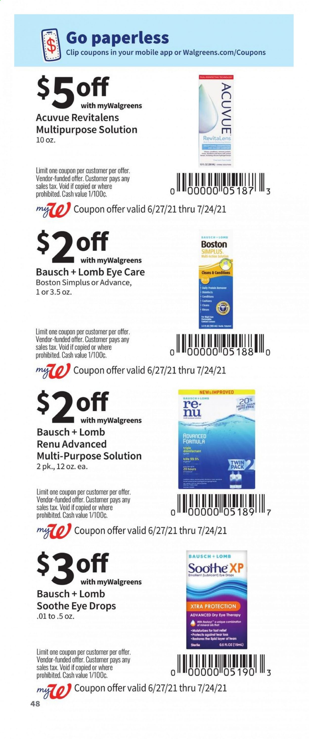 Walgreens ad - 06/27/2021 - 07/24/2021. Page 48