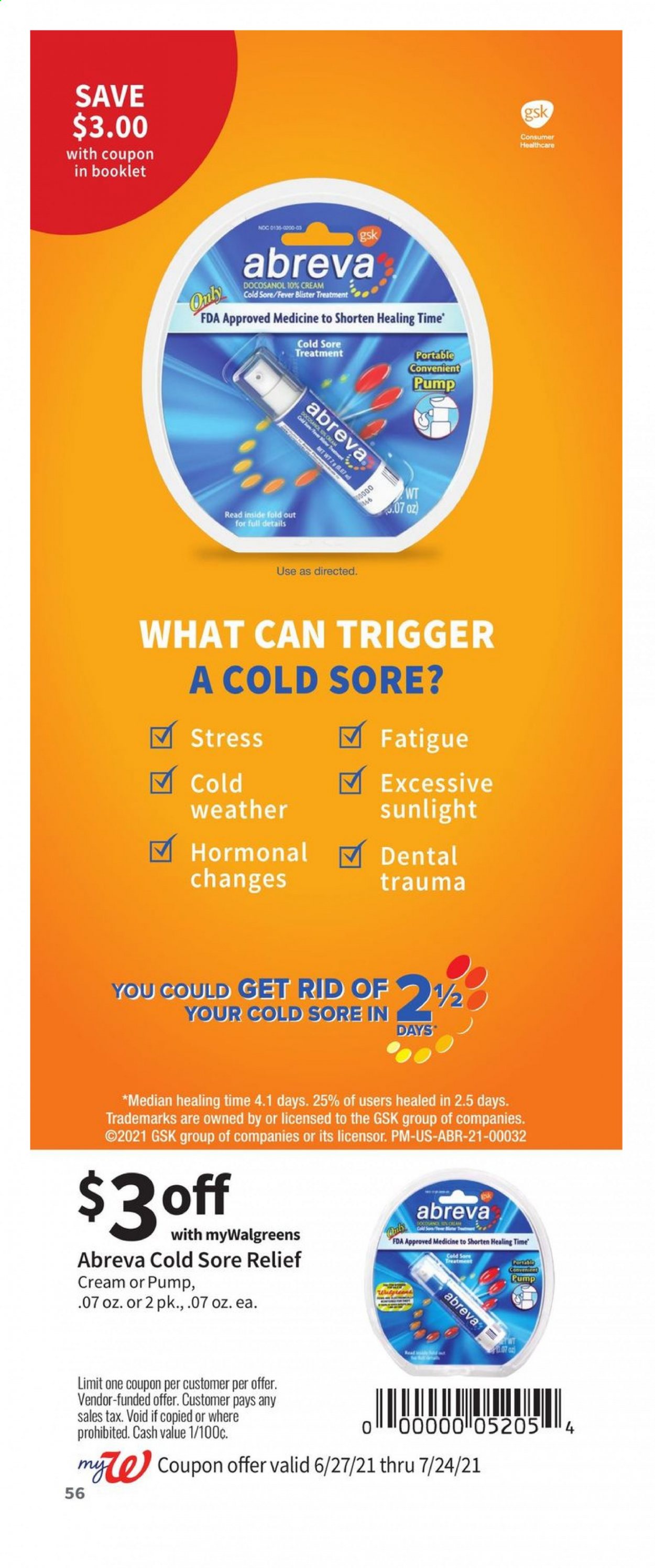 Walgreens ad - 06/27/2021 - 07/24/2021. Page 56