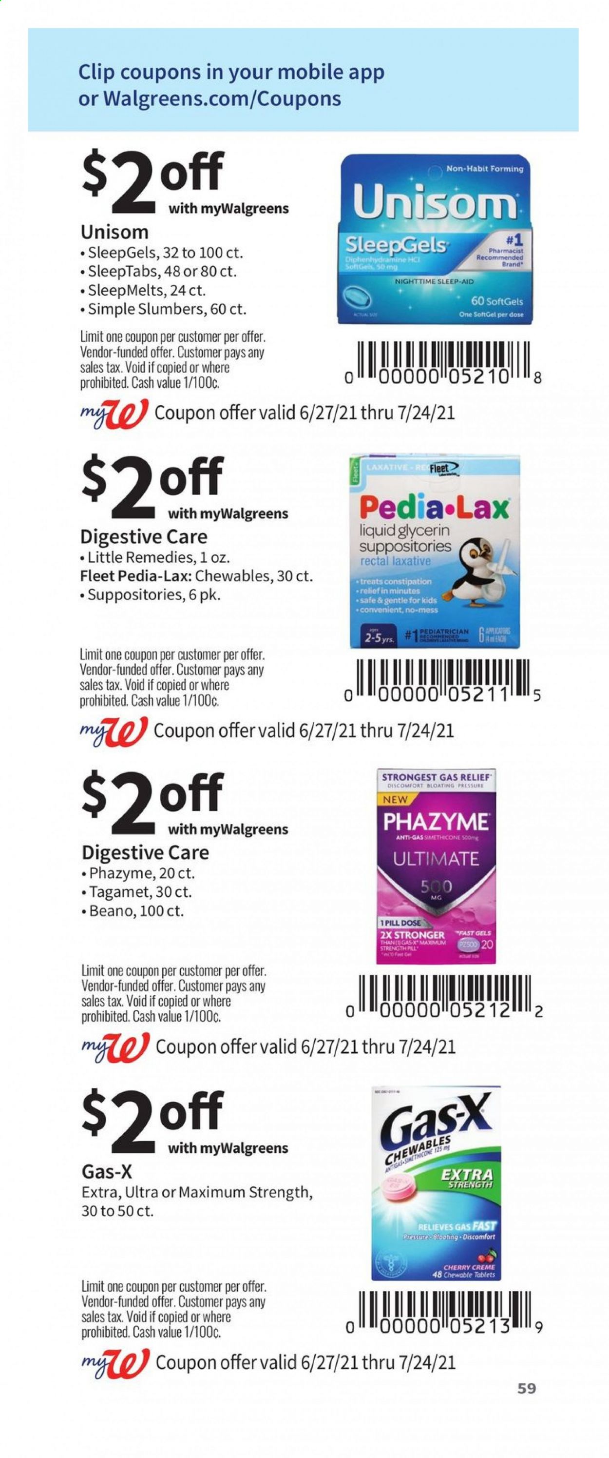 Walgreens ad - 06/27/2021 - 07/24/2021. Page 59