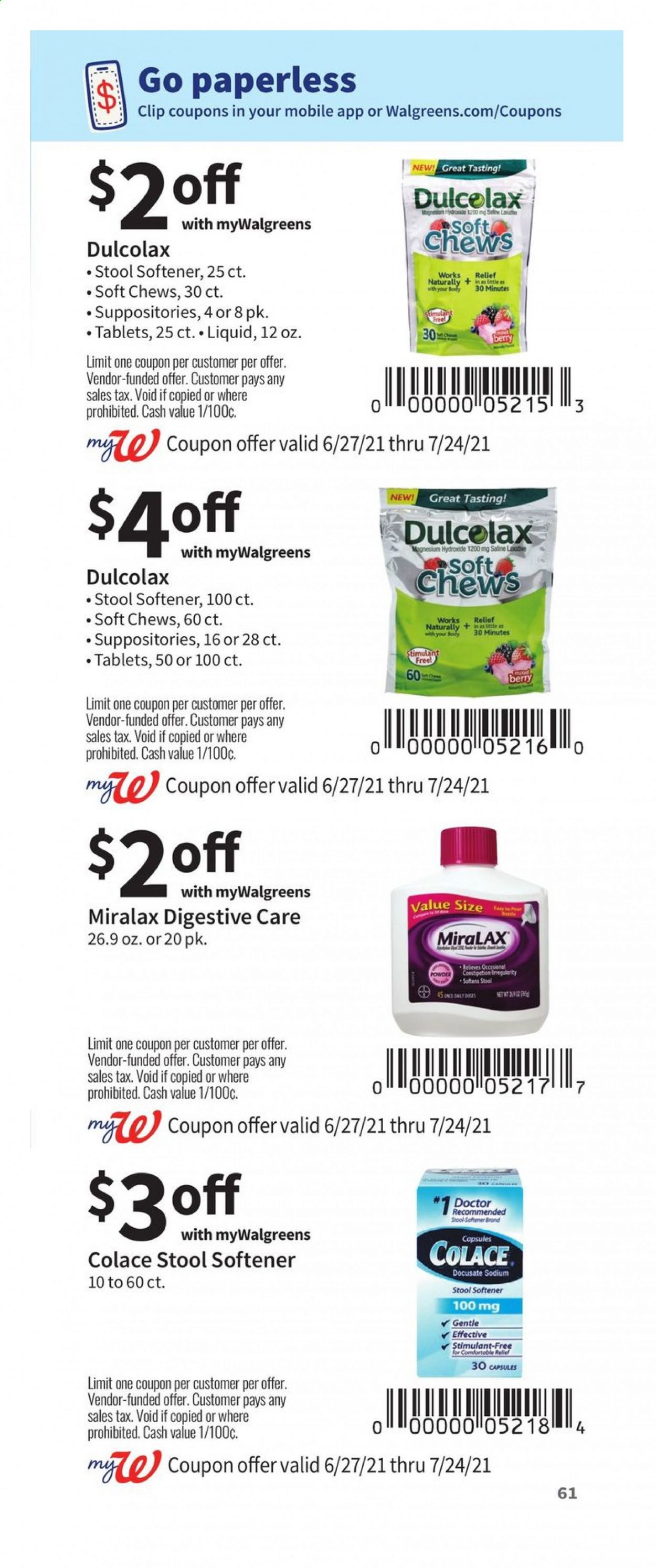 Walgreens ad - 06/27/2021 - 07/24/2021. Page 61