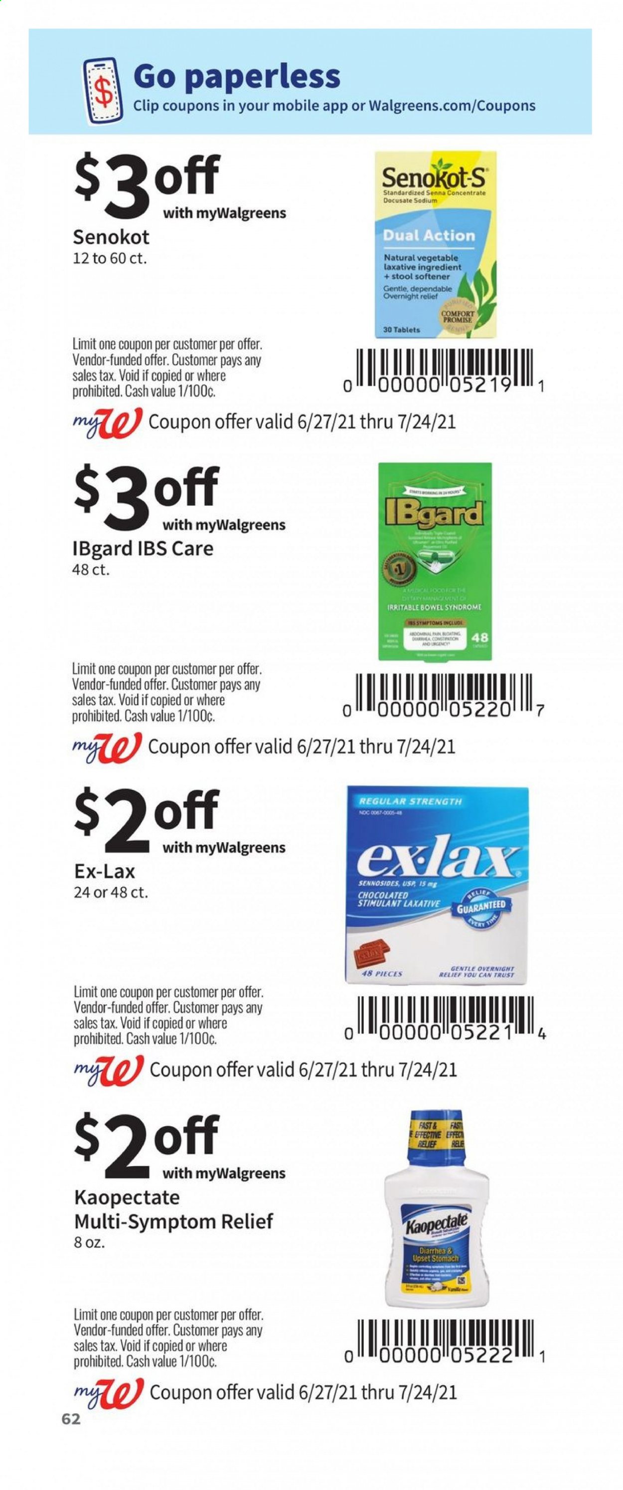 Walgreens ad - 06/27/2021 - 07/24/2021. Page 62