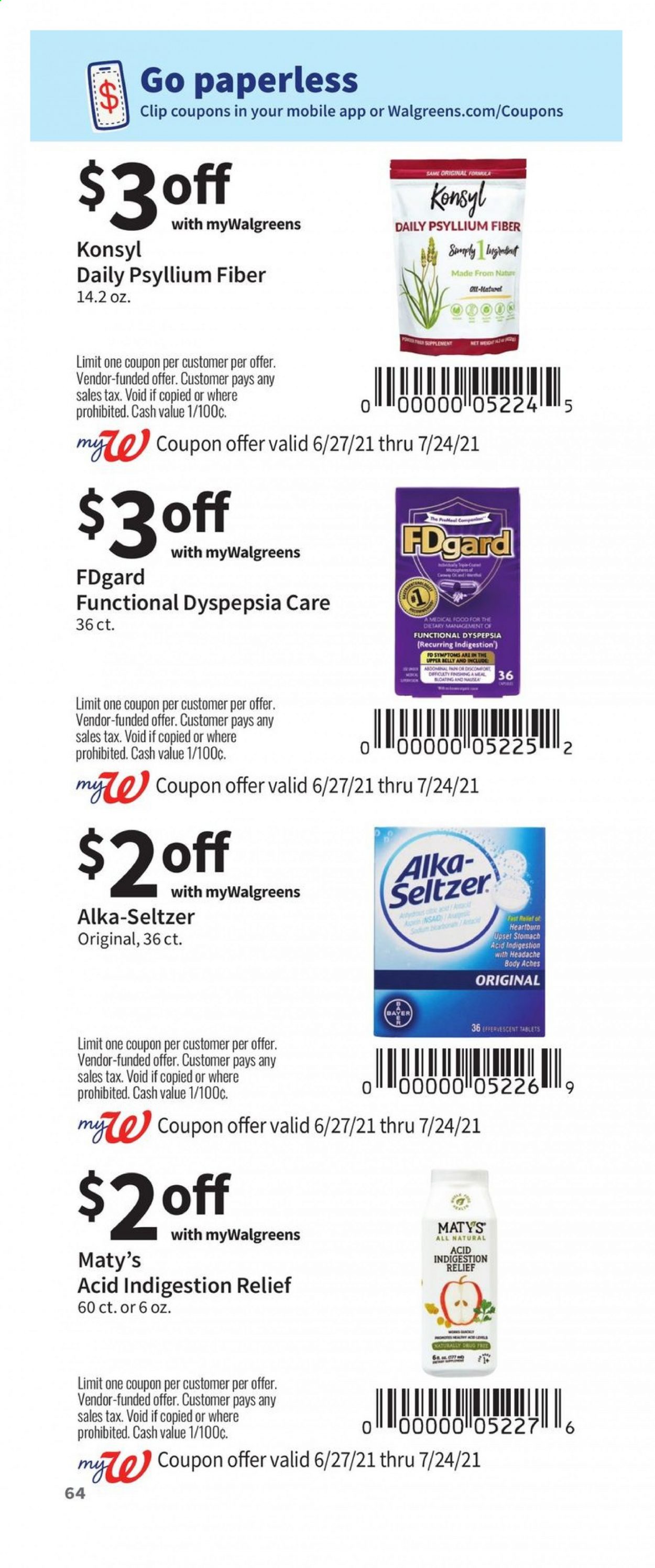 Walgreens ad - 06/27/2021 - 07/24/2021. Page 64