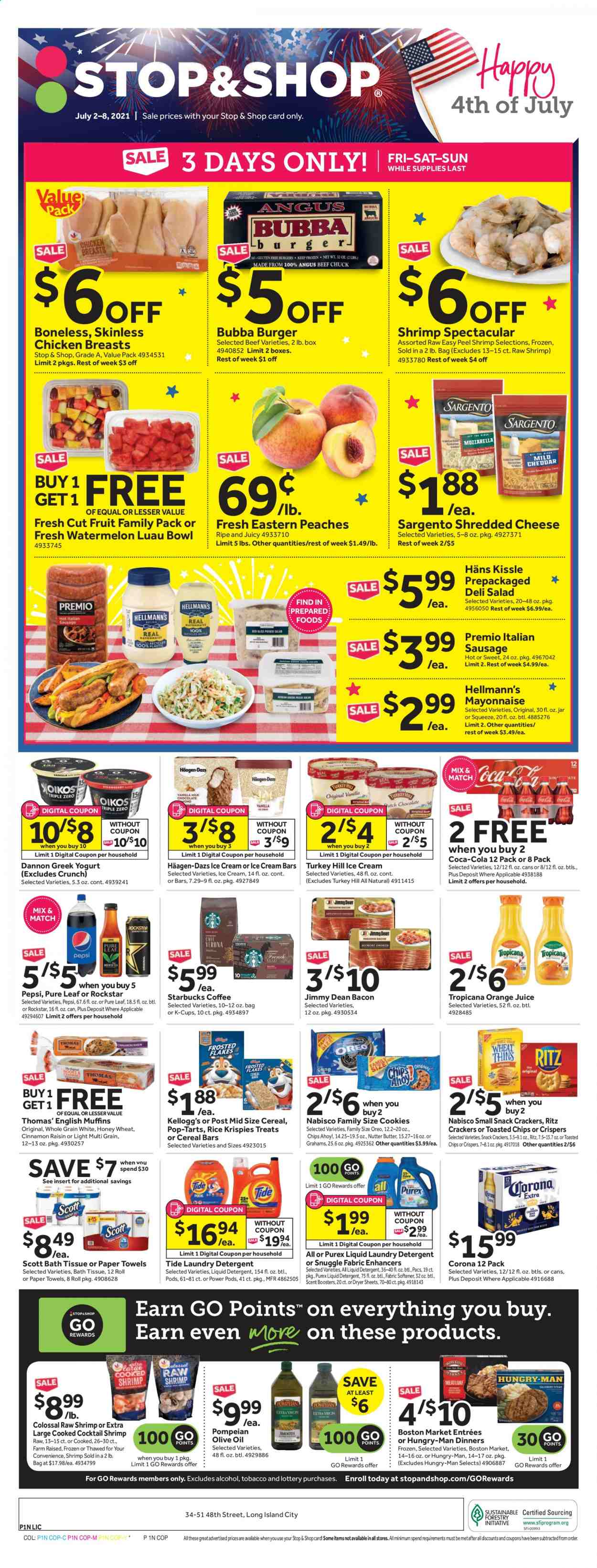 Stop & Shop ad - 07/02/2021 - 07/08/2021. Page 1