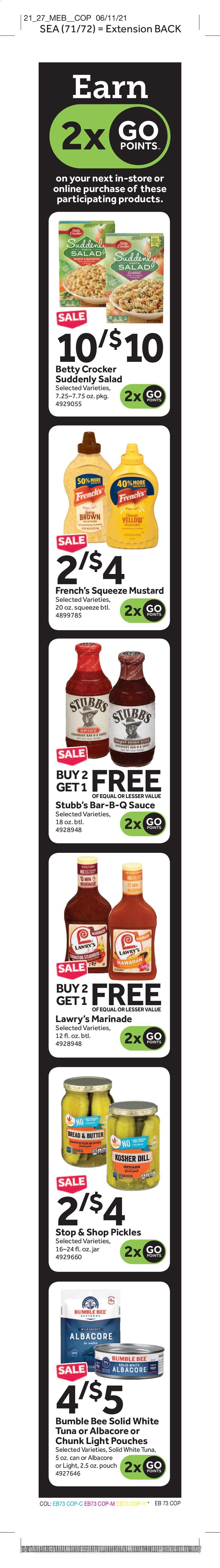 Stop & Shop ad - 07/02/2021 - 08/08/2021. Page 11