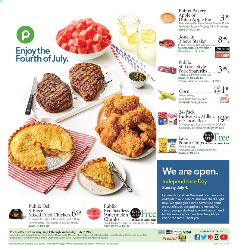 Publix ad - 07/01/2021 - 07/07/2021. Page 1