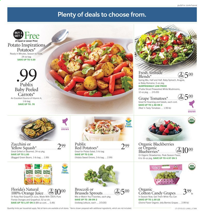 Publix ad - 07/01/2021 - 07/07/2021. Page 7