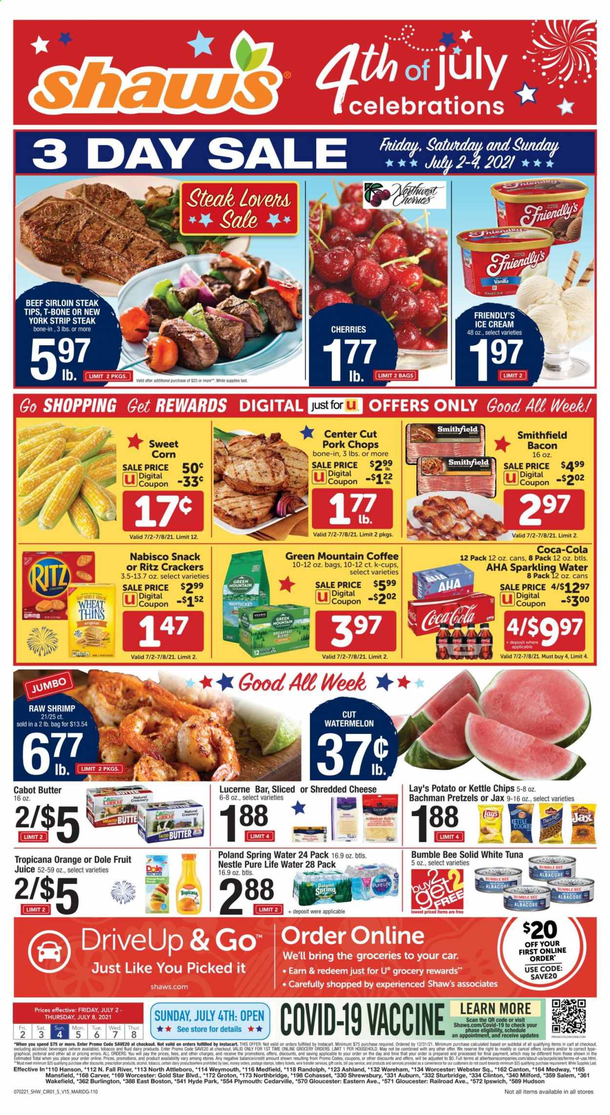 Shaw’s ad - 07/02/2021 - 07/08/2021. Page 1