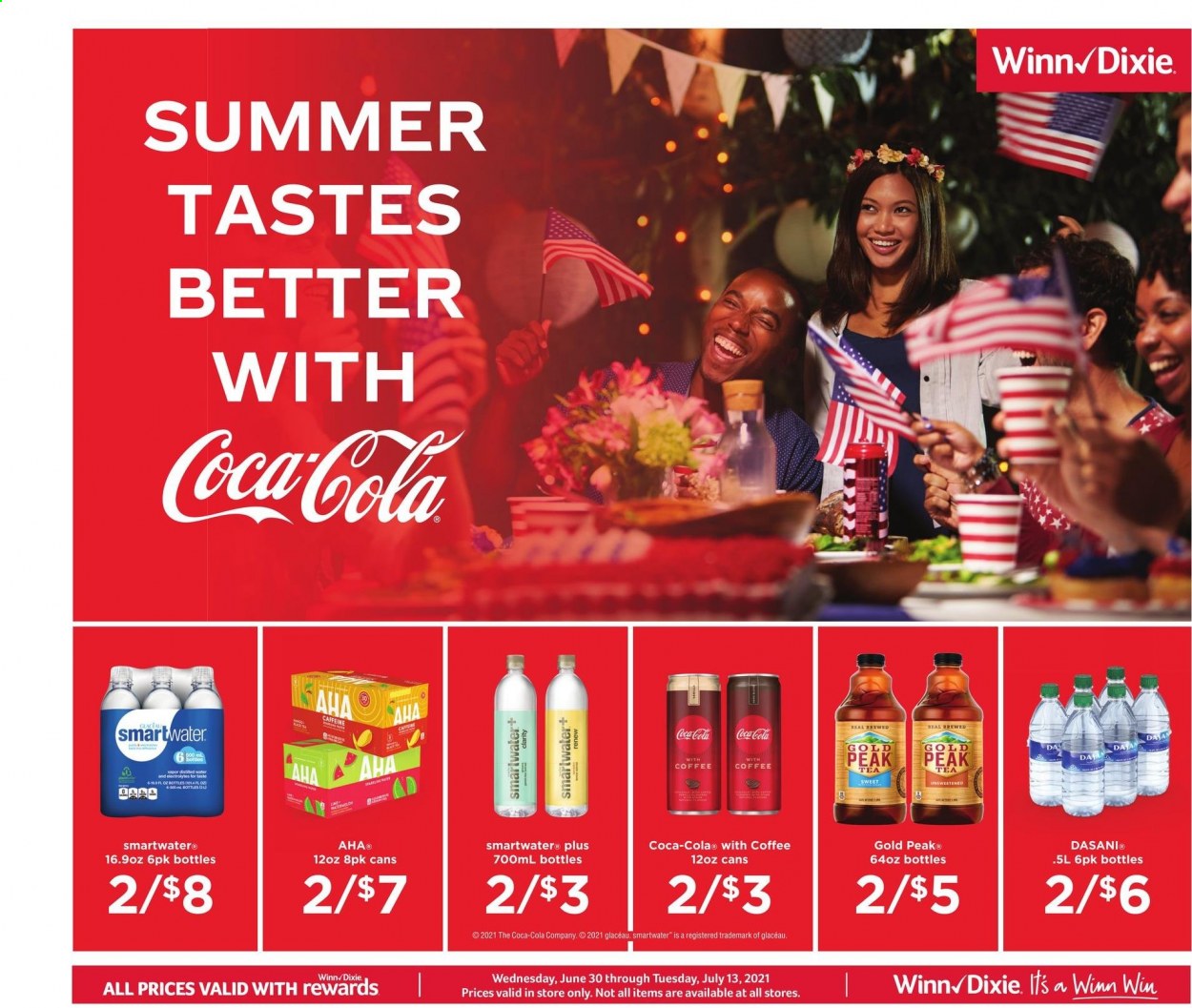 Winn Dixie ad - 06/30/2021 - 07/13/2021. Page 8
