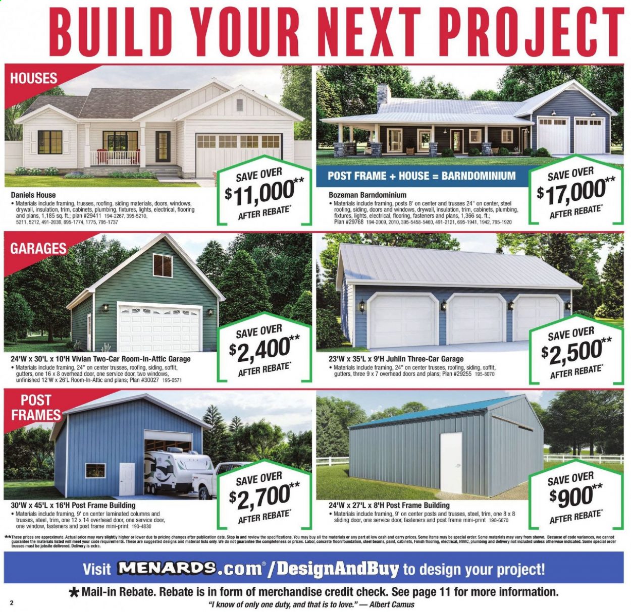 Menards ad - 07/01/2021 - 07/10/2021. Page 2