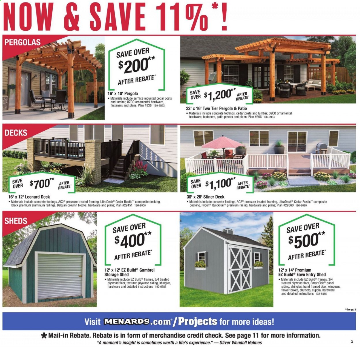 Menards ad - 07/01/2021 - 07/10/2021. Page 3