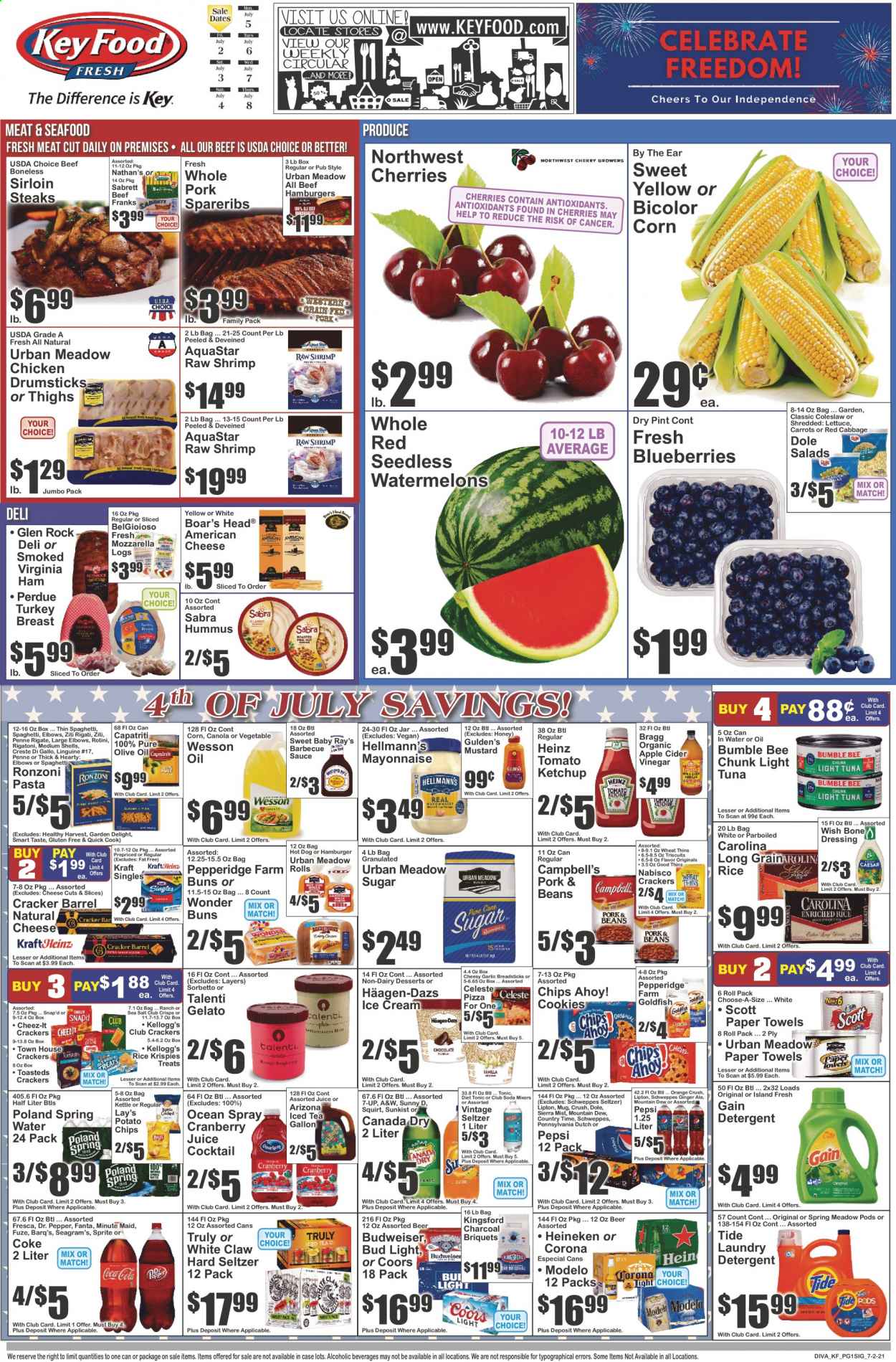 Key Food ad - 07/02/2021 - 07/08/2021. Page 1