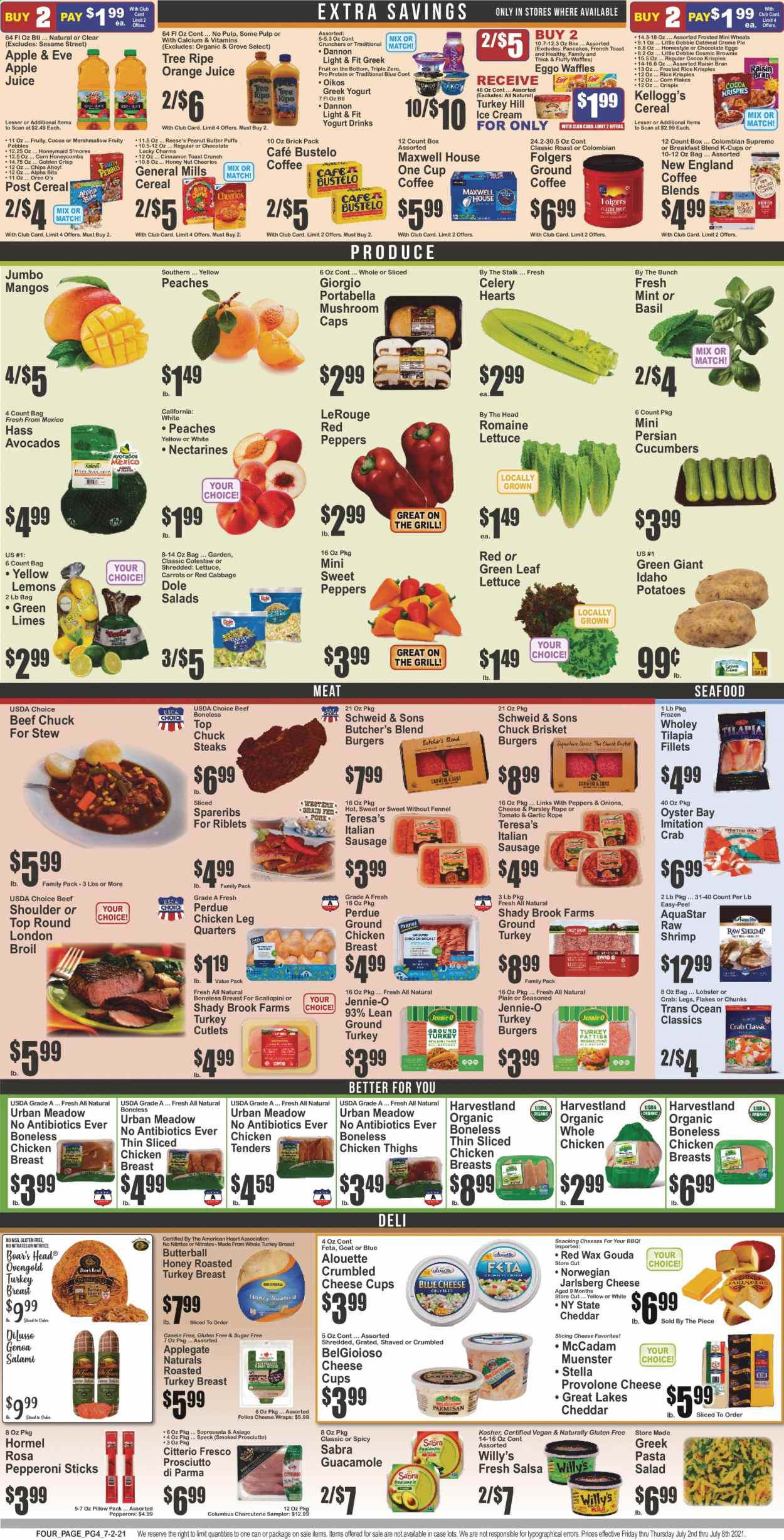 Key Food ad - 07/02/2021 - 07/08/2021. Page 4