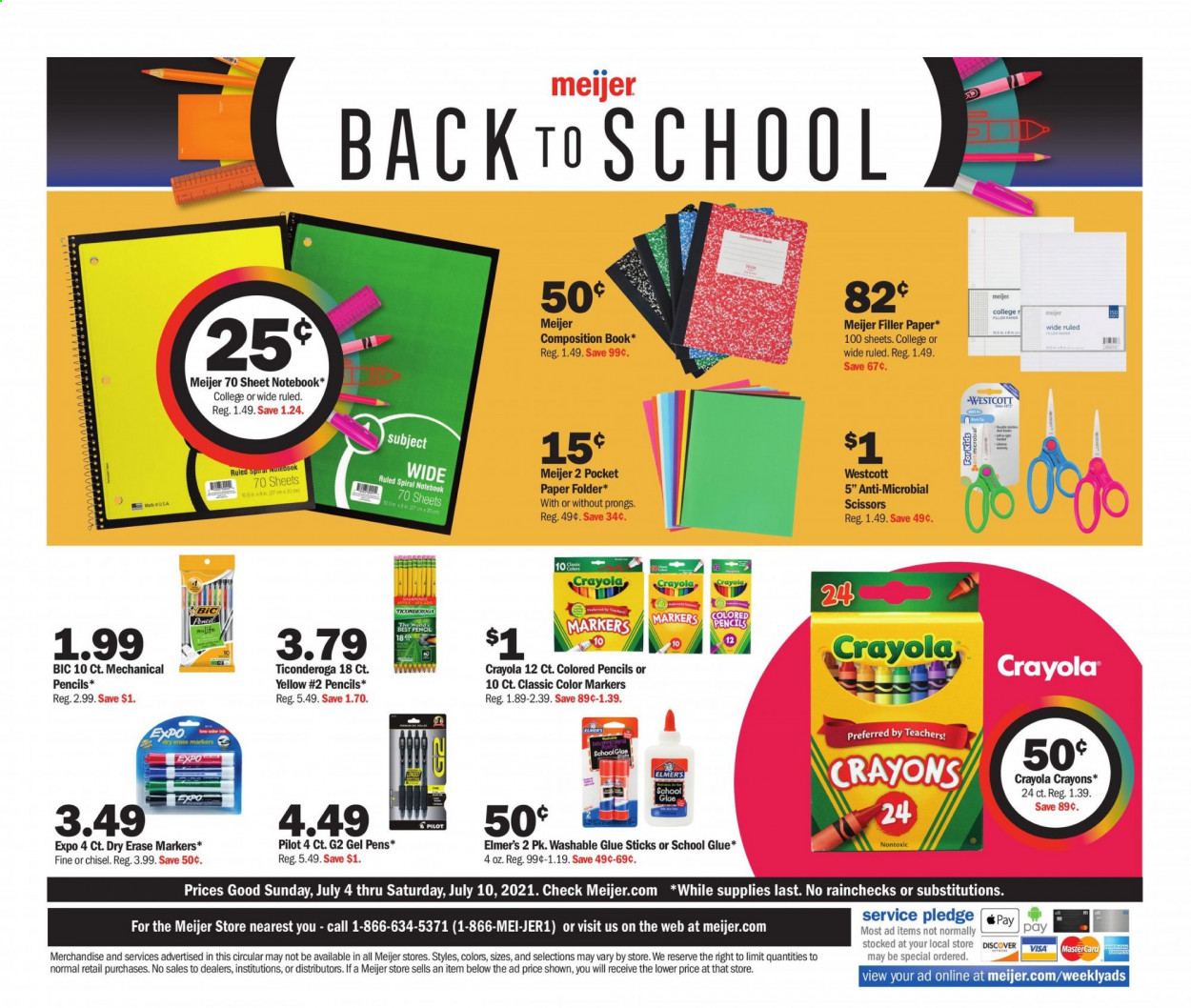 Meijer ad - 07/04/2021 - 07/10/2021. Page 1