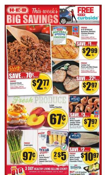 H-E-B Flyer - 07.07.2021 - 07.13.2021.