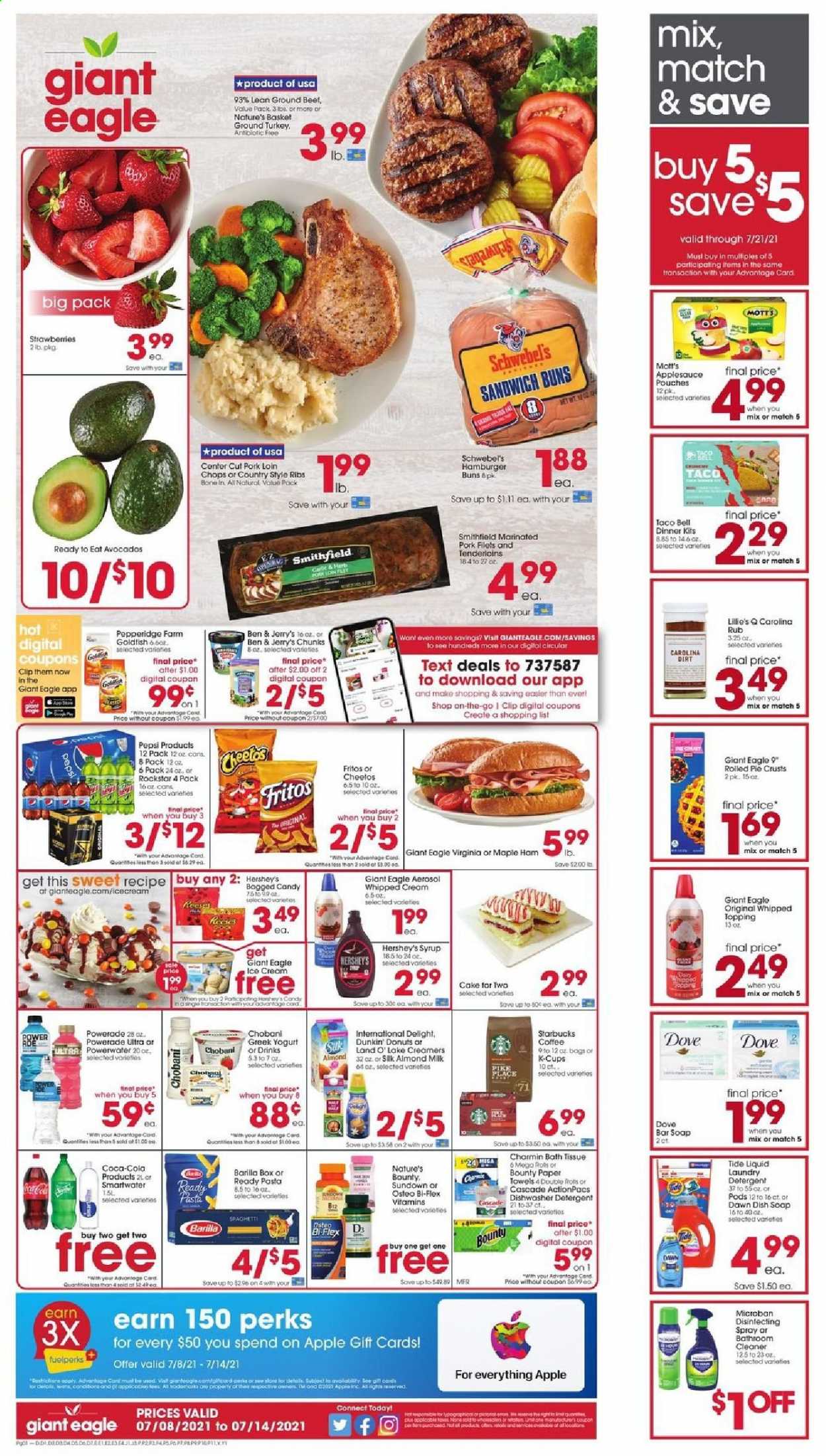 Giant Eagle ad - 07/08/2021 - 07/14/2021. Page 1