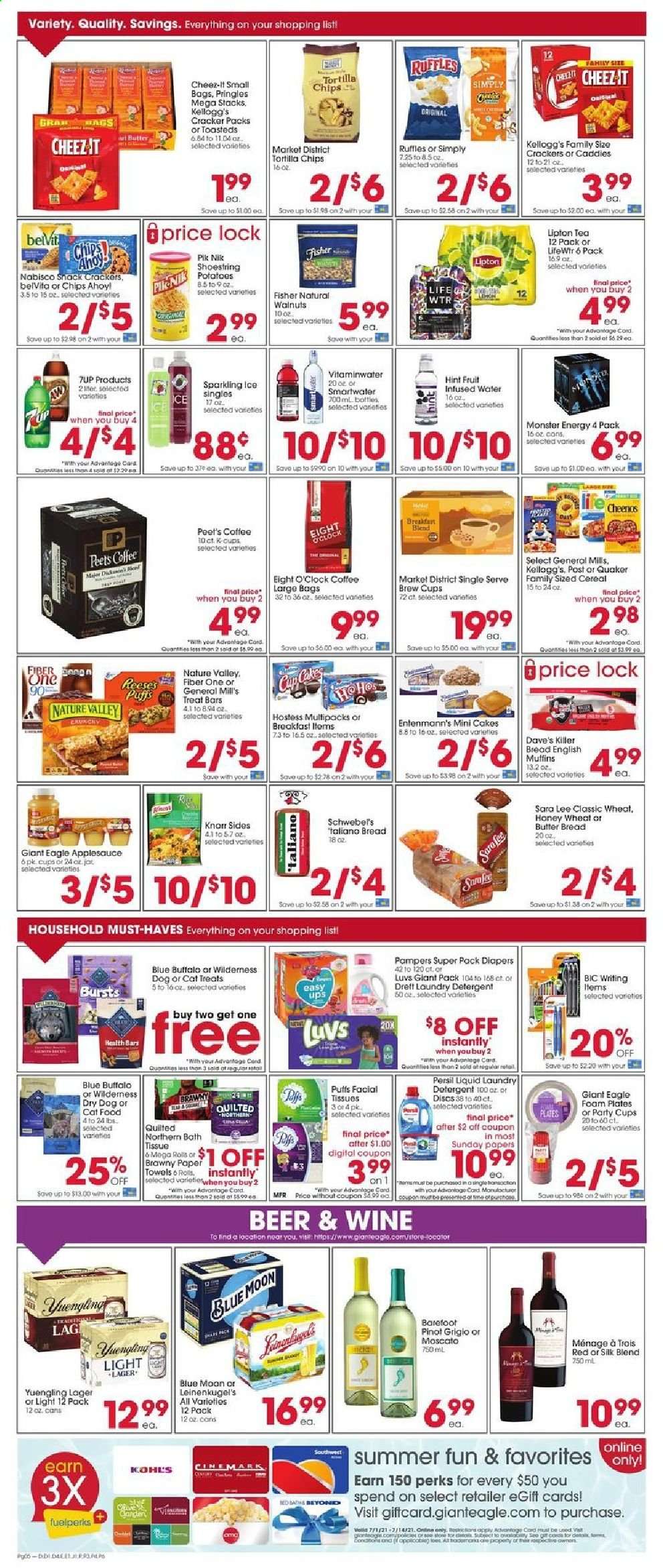 Giant Eagle ad - 07/08/2021 - 07/14/2021. Page 4