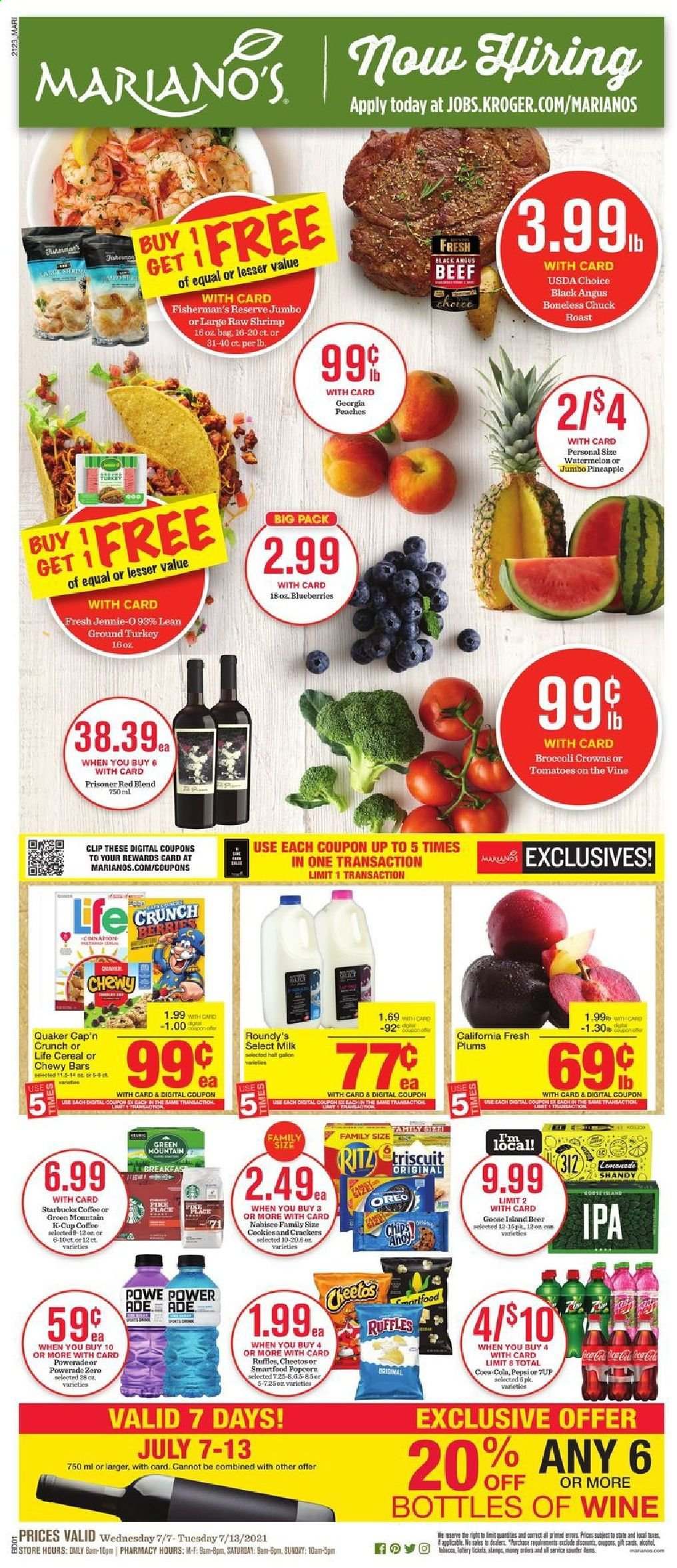 Mariano’s ad - 07/07/2021 - 07/13/2021. Page 1