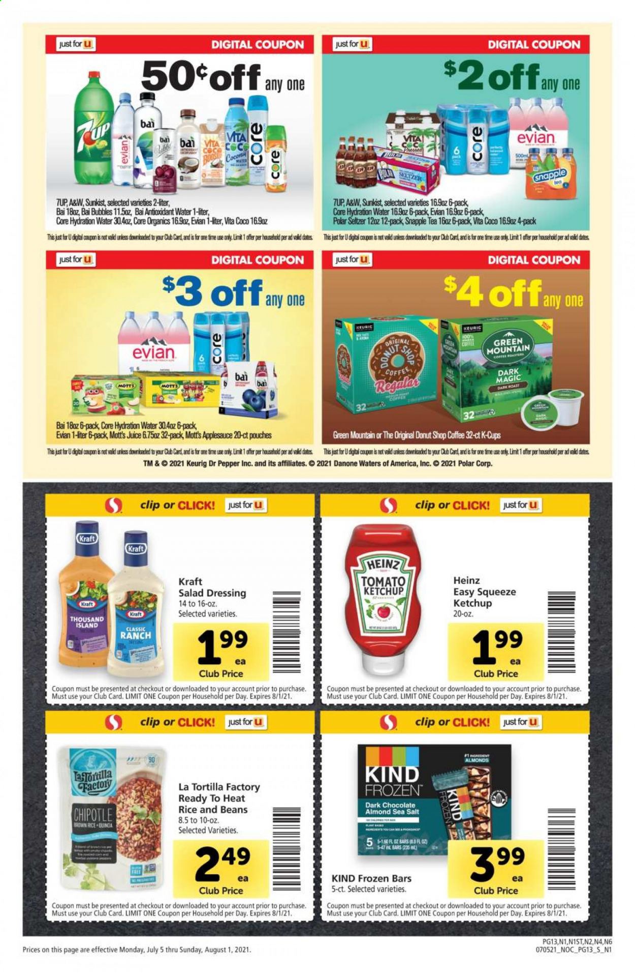 Safeway ad - 07/05/2021 - 08/01/2021. Page 13