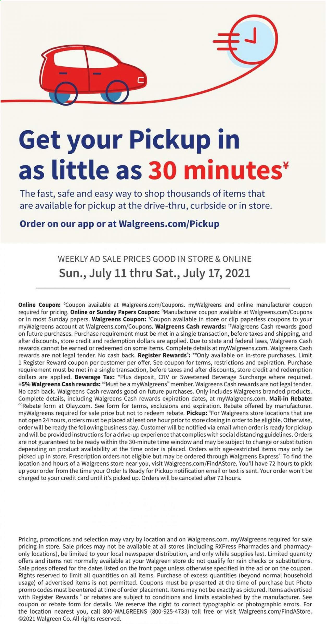 Walgreens ad - 07/11/2021 - 07/17/2021. Page 20