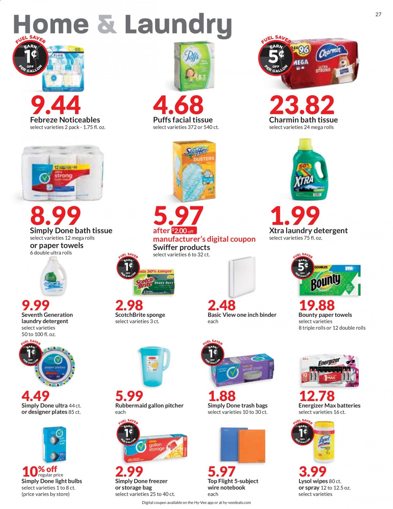 Hy-Vee ad - 07/07/2021 - 07/13/2021. Page 27