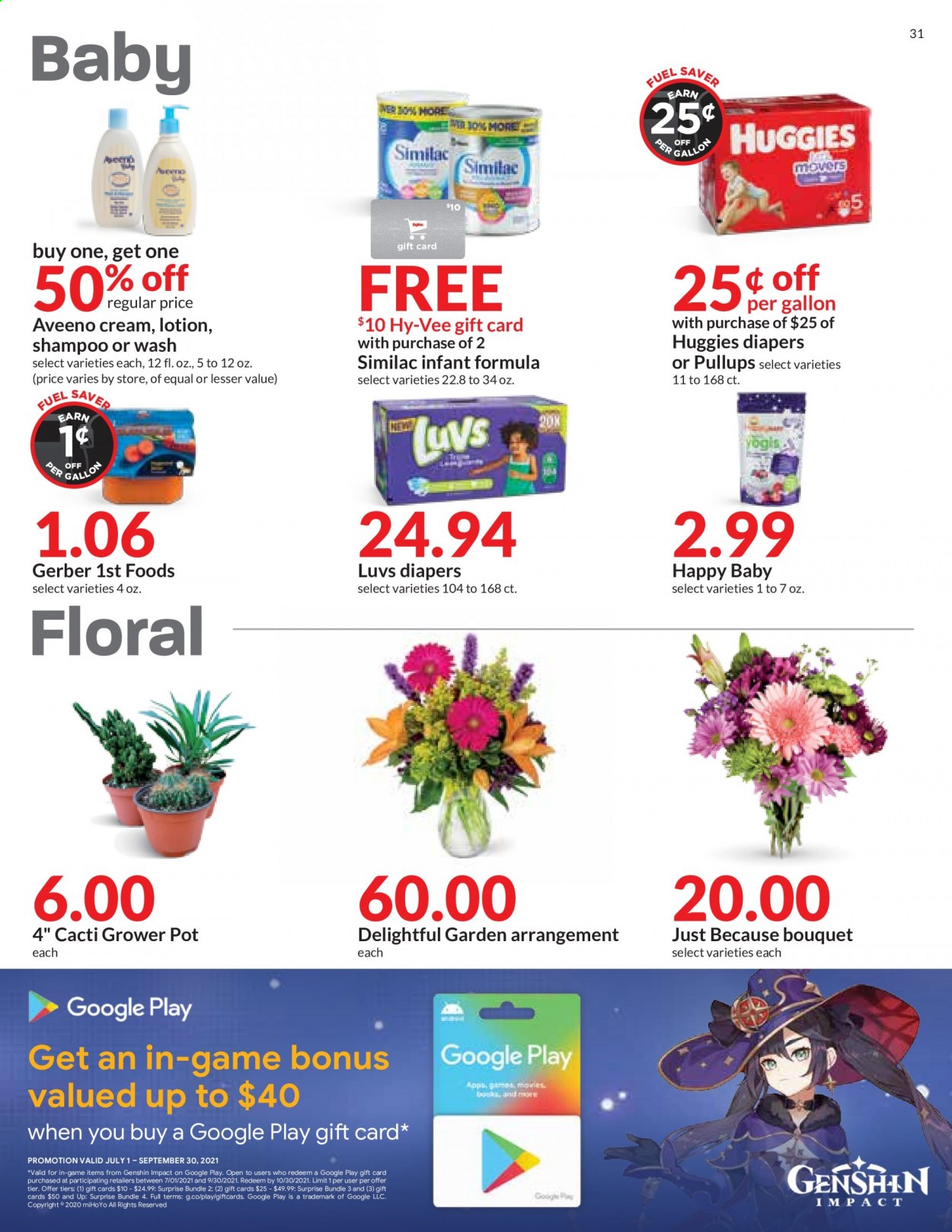 Hy-Vee ad - 07/07/2021 - 07/13/2021. Page 31