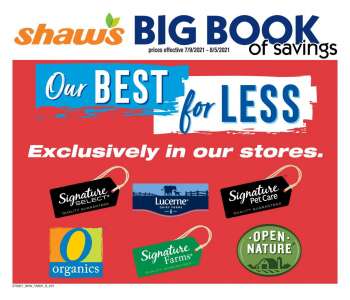 Shaw’s Flyer - 07.09.2021 - 08.05.2021.