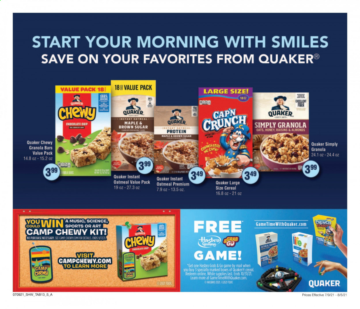 Shaw’s ad - 07/09/2021 - 08/05/2021. Page 13
