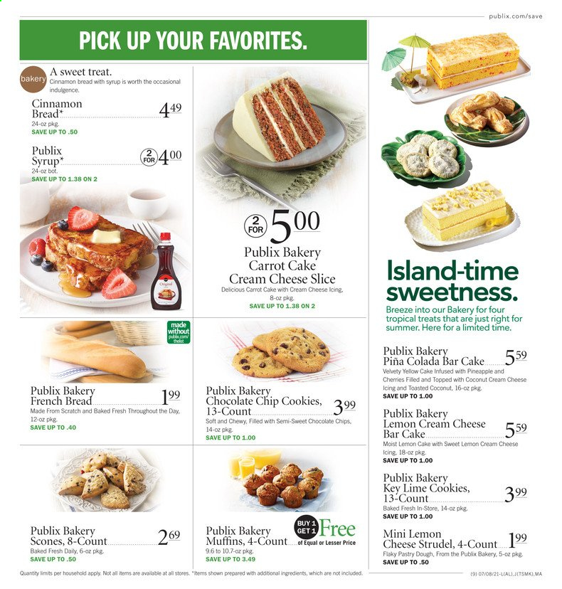 Publix ad - 07/08/2021 - 07/14/2021. Page 9