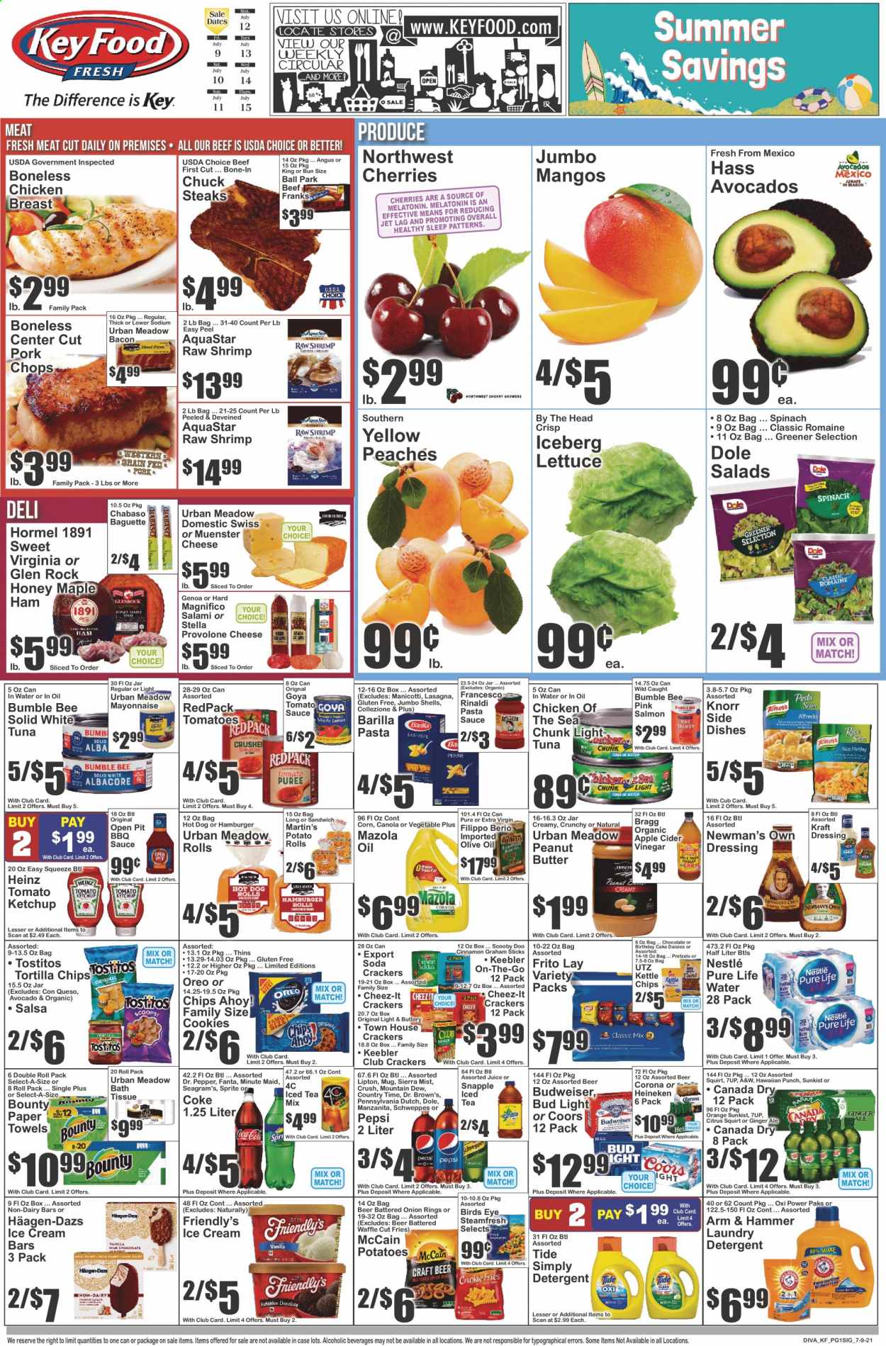 Key Food ad - 07/09/2021 - 07/15/2021. Page 1
