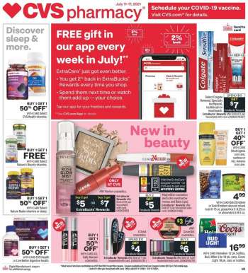 CVS Pharmacy Flyer - 07.11.2021 - 07.17.2021.