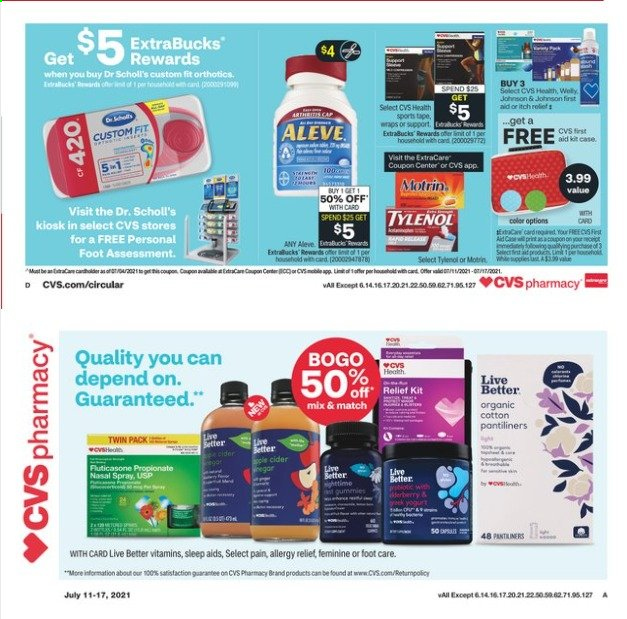 CVS Pharmacy ad - 07/11/2021 - 07/17/2021. Page 13