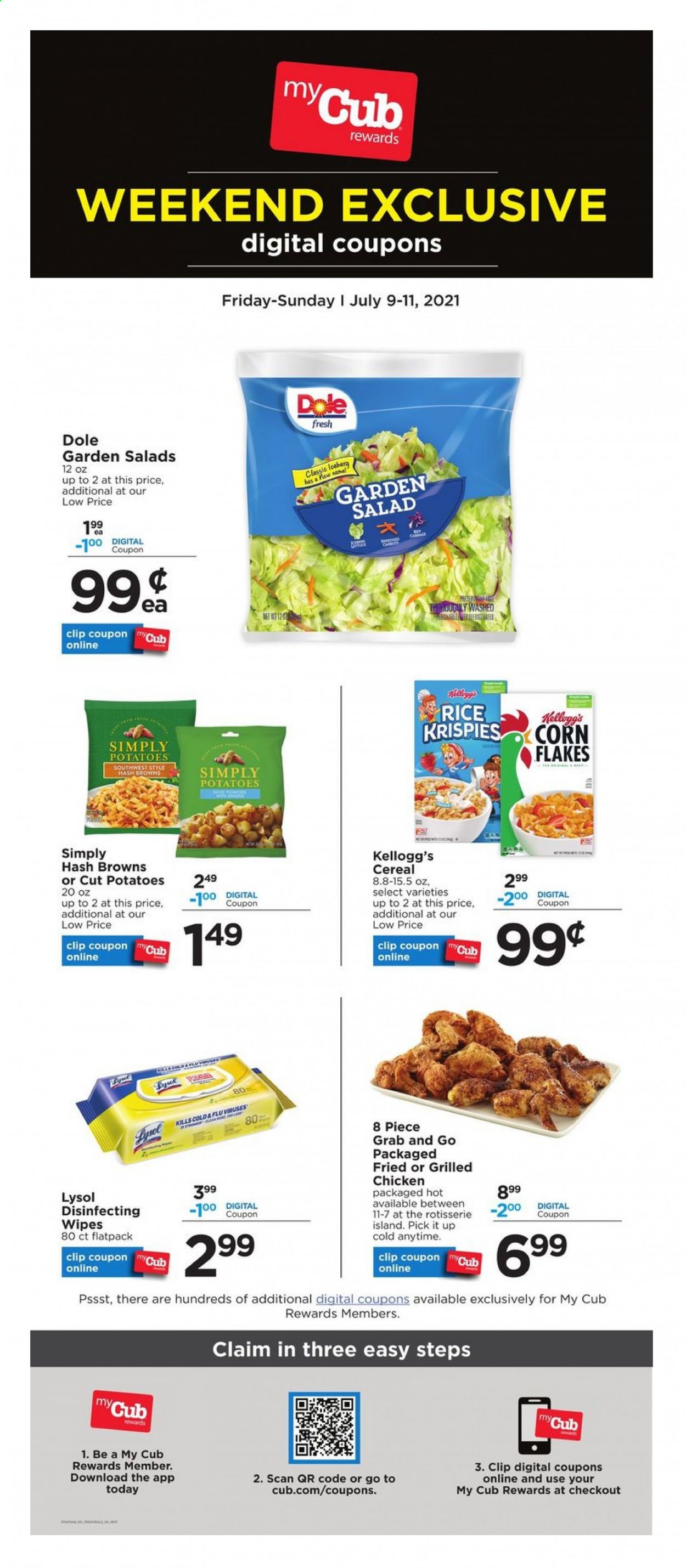 Cub Foods ad - 07/09/2021 - 07/11/2021. Page 1