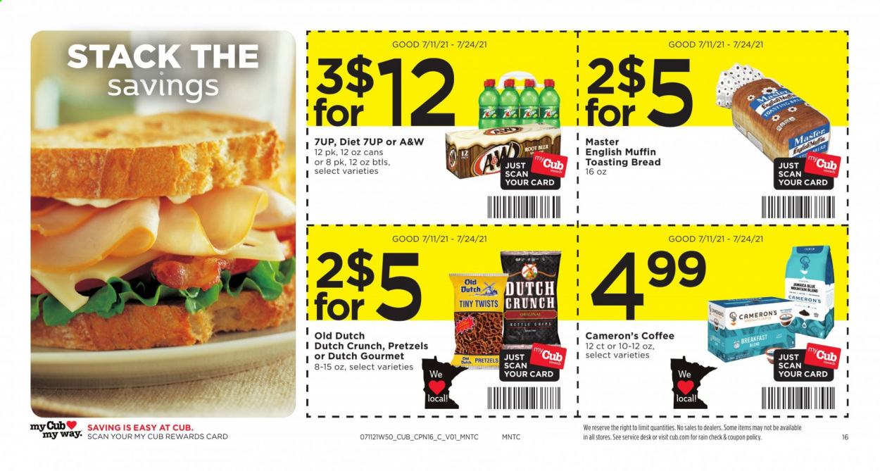 Cub Foods ad - 07/11/2021 - 07/24/2021. Page 16