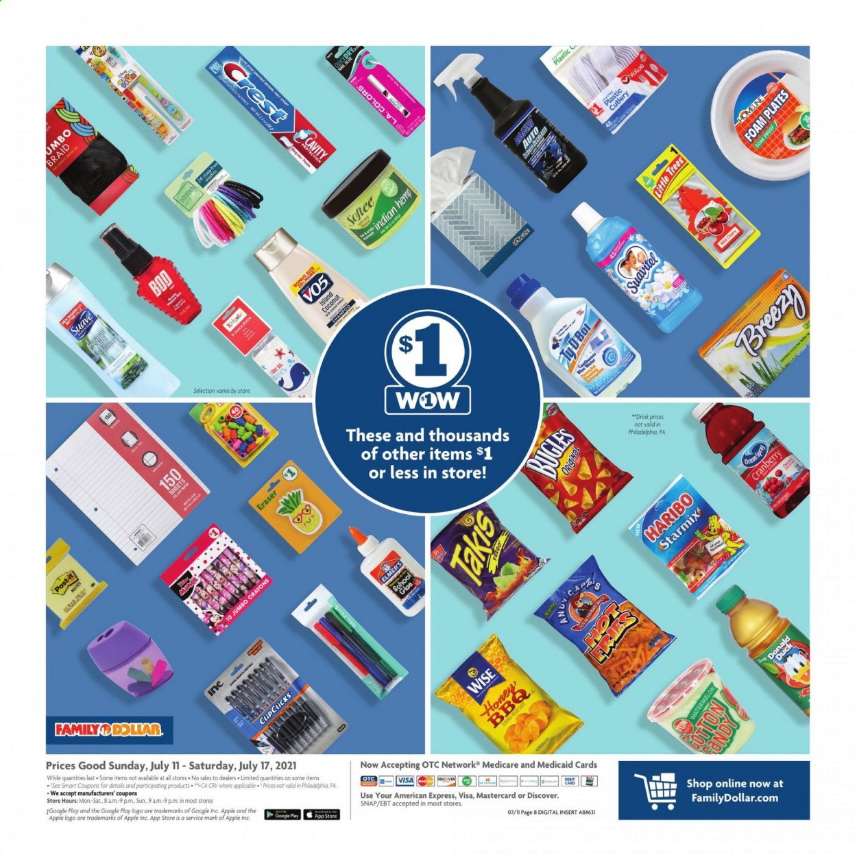 Family Dollar ad - 07/11/2021 - 07/17/2021. Page 9