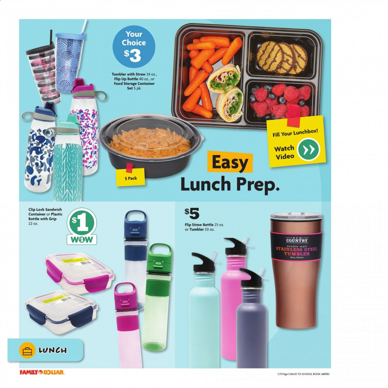 Family Dollar ad - 07/11/2021 - 08/14/2021. Page 6