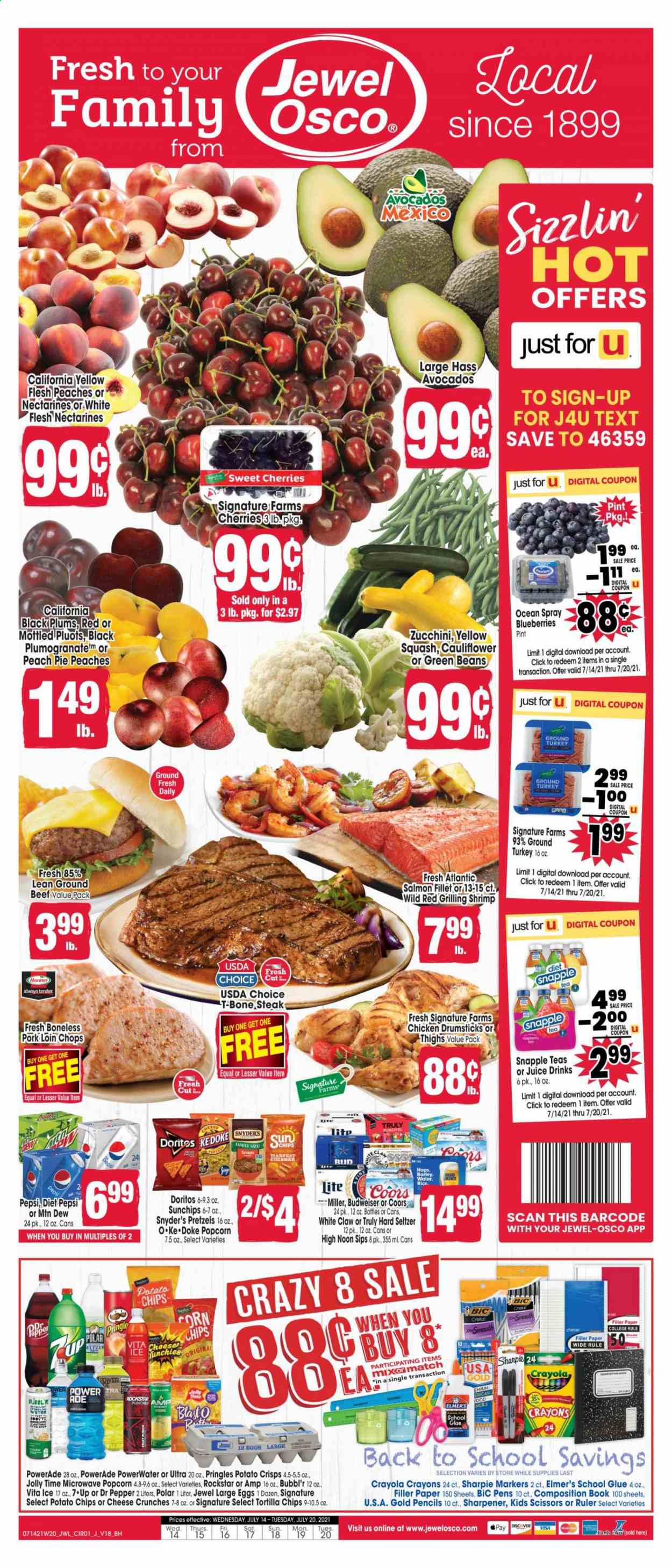 Jewel Osco ad - 07/14/2021 - 07/20/2021. Page 1