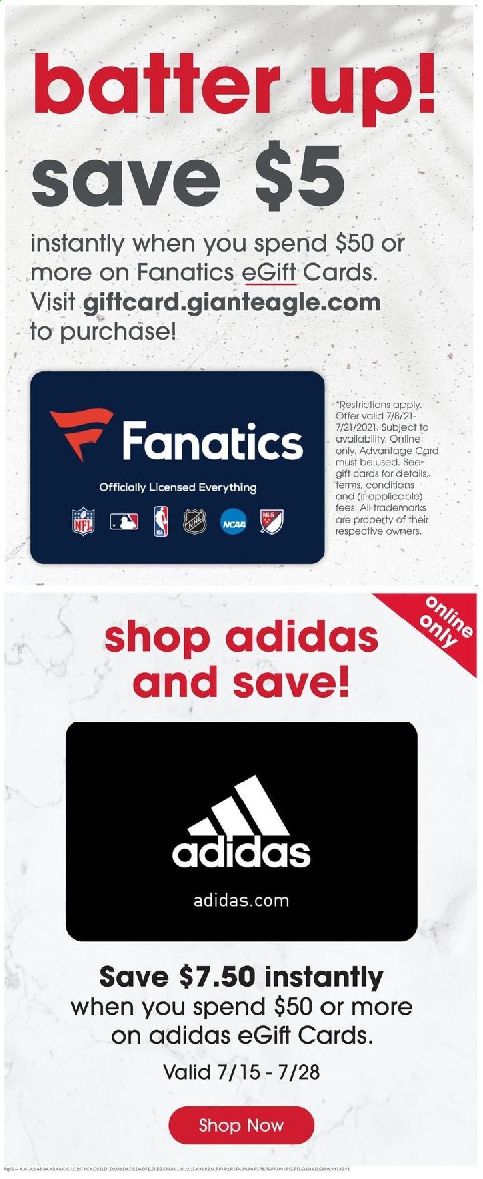 Giant Eagle ad - 07/15/2021 - 07/21/2021. Page 12