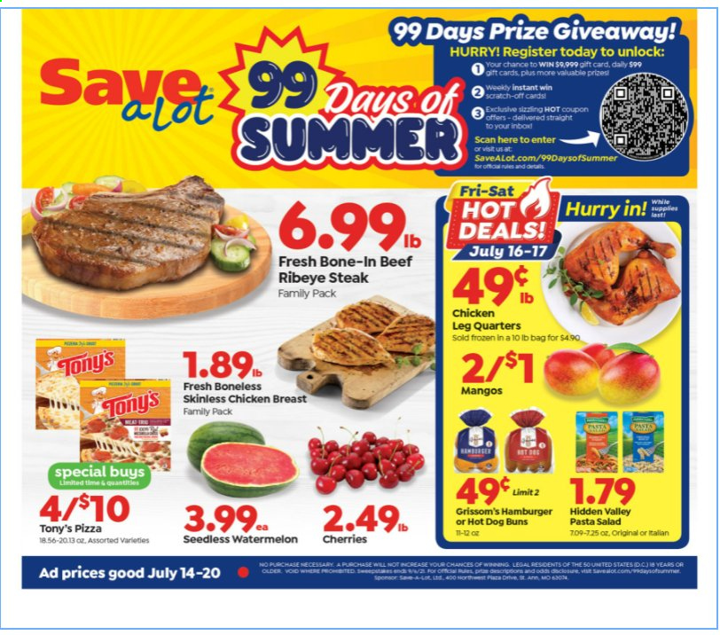 Save a Lot ad - 07/14/2021 - 07/20/2021. Page 1