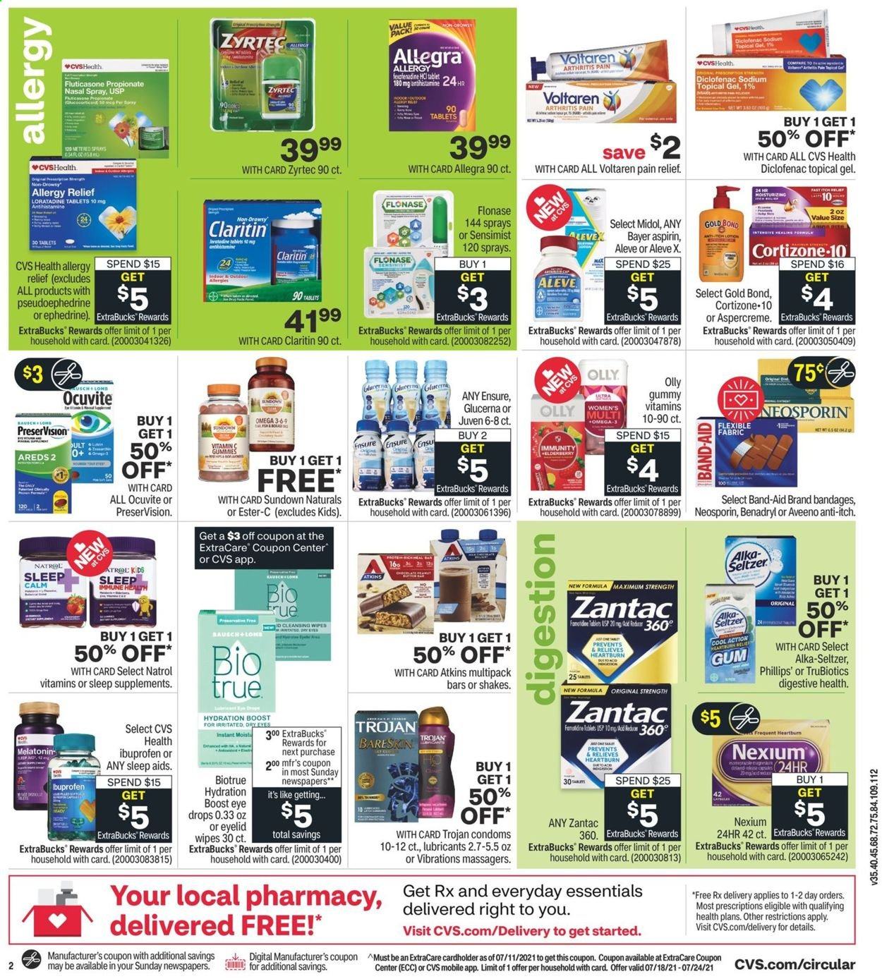CVS Pharmacy ad - 07/18/2021 - 07/24/2021. Page 4