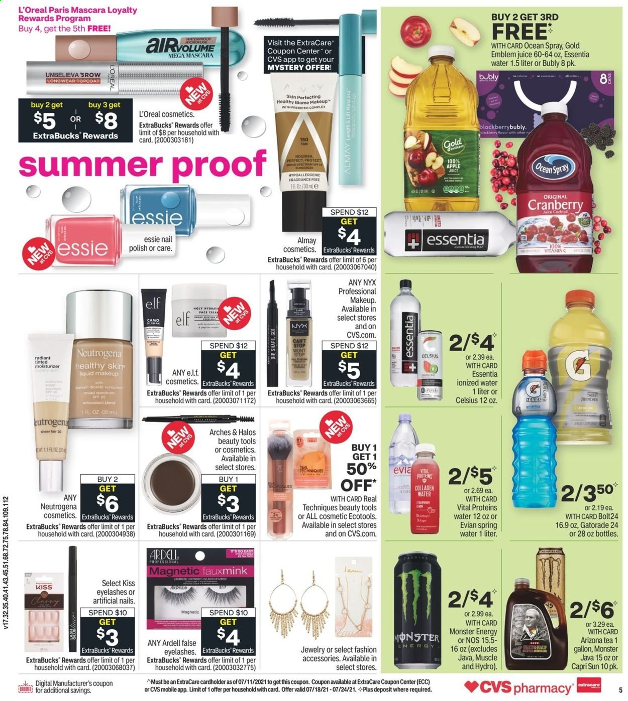 CVS Pharmacy ad - 07/18/2021 - 07/24/2021. Page 10