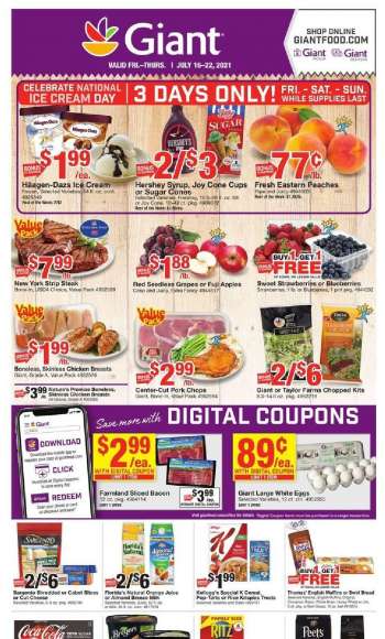 Giant Food Flyer - 07.16.2021 - 07.22.2021.