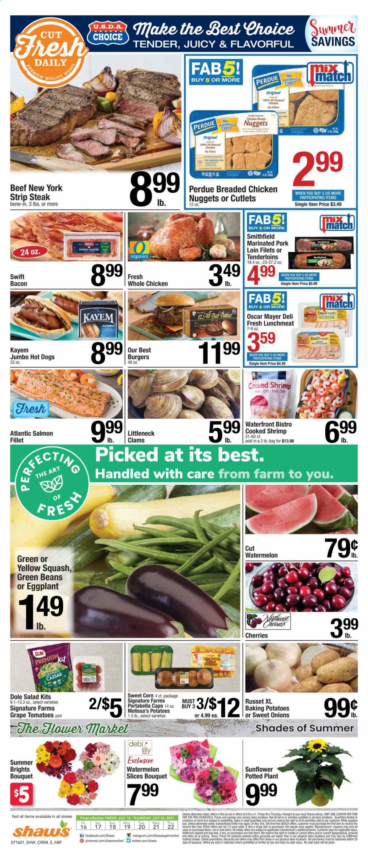 Shaw’s ad - 07/16/2021 - 07/22/2021. Page 4