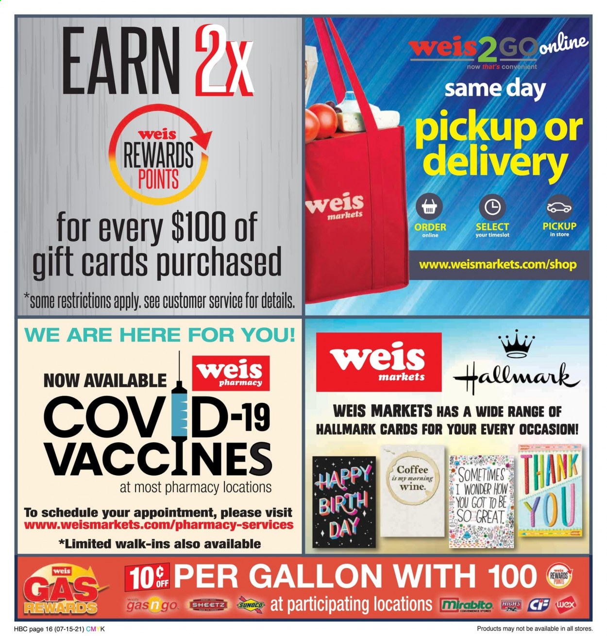 Weis ad - 07/15/2021 - 08/19/2021. Page 16