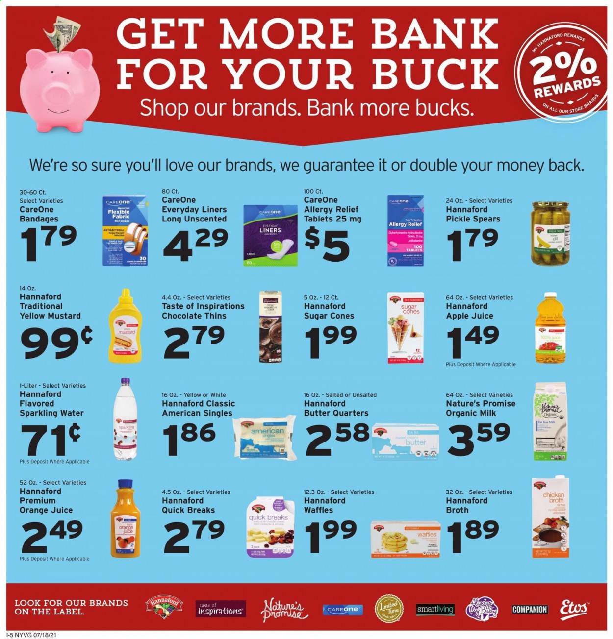 Hannaford ad - 07/18/2021 - 07/24/2021. Page 13