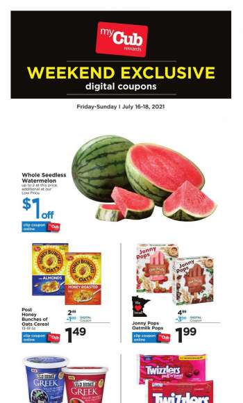 Cub Foods Flyer - 07.16.2021 - 07.18.2021.