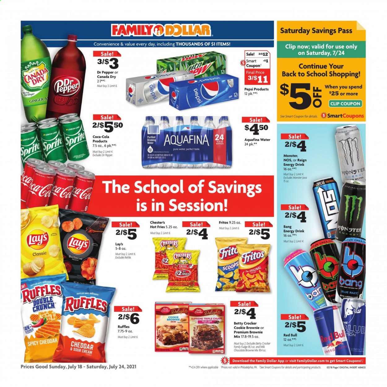 Family Dollar ad - 07/18/2021 - 07/24/2021. Page 1