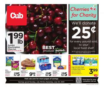 Cub Foods Flyer - 07.18.2021 - 07.24.2021.