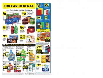Dollar General Flyer - 07.18.2021 - 07.24.2021.