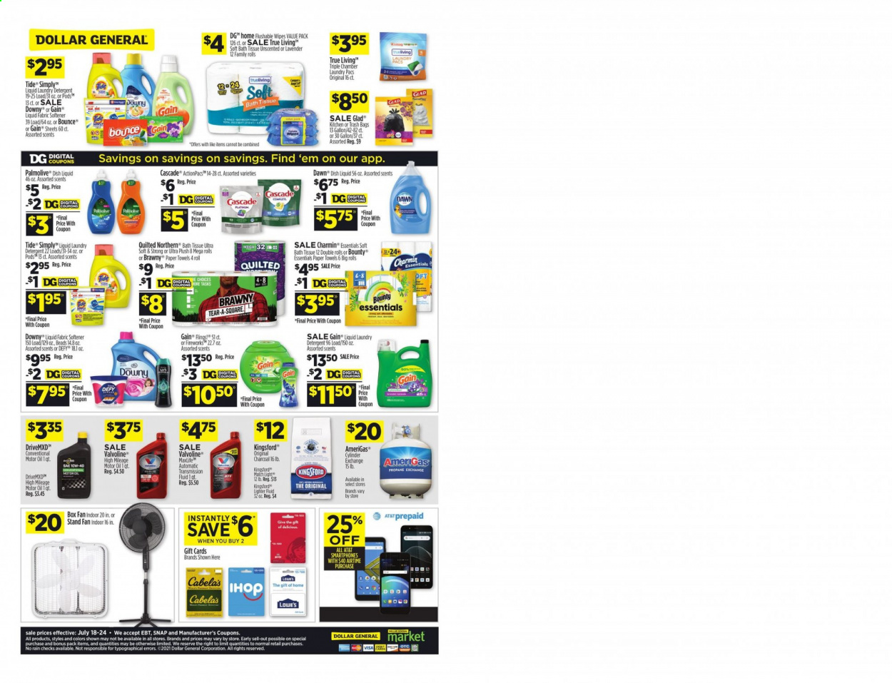 Dollar General ad - 07/18/2021 - 07/24/2021. Page 2