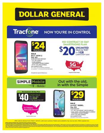 Dollar General Flyer - 07.18.2021 - 07.24.2021.